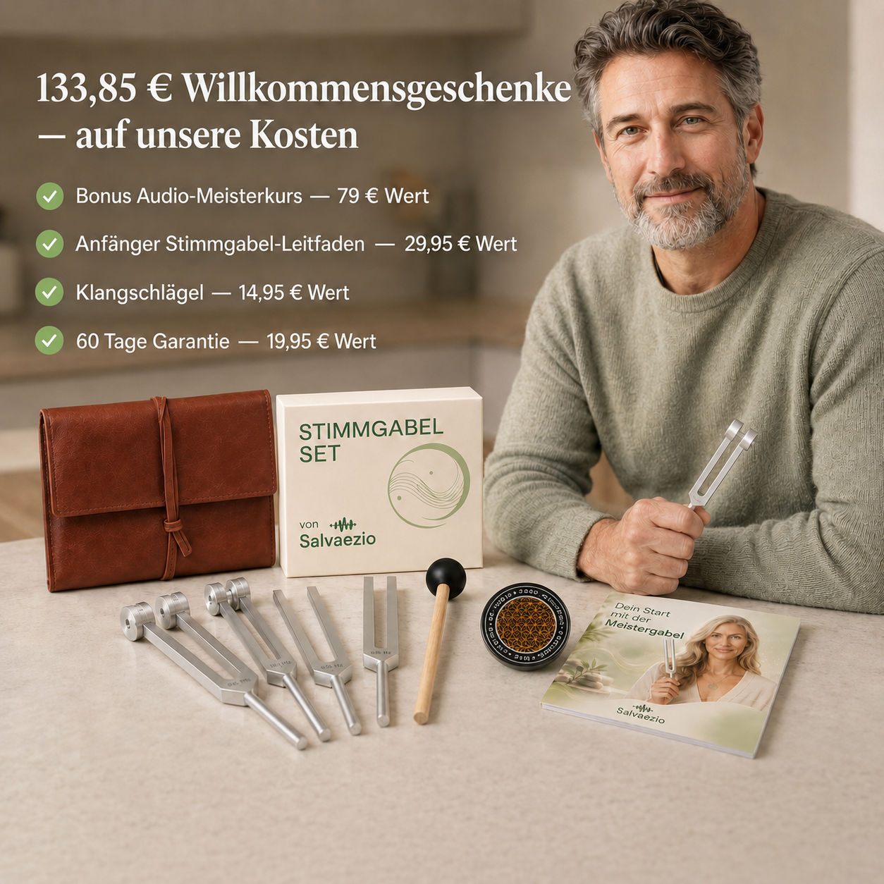 Stimmgabel-Set für Harmonie
