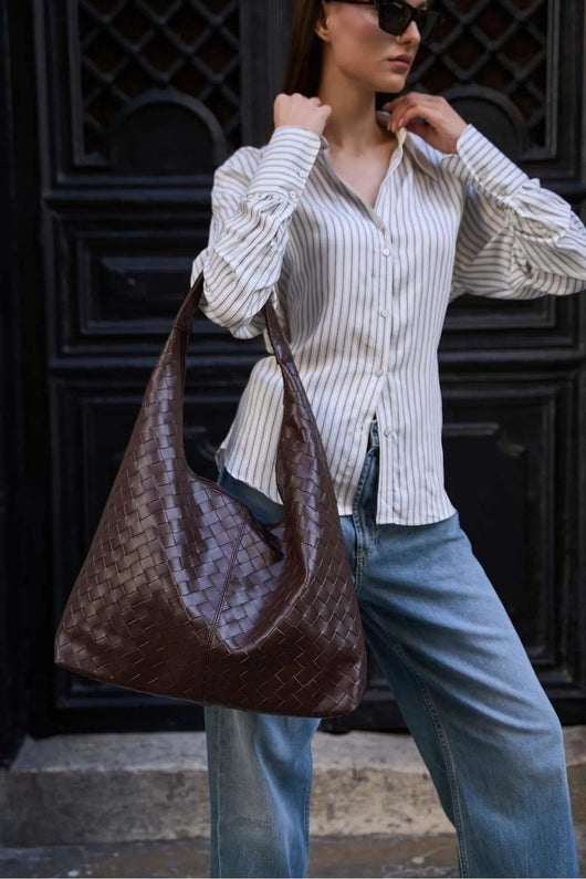 Eterna woven bag - Salvaezio
