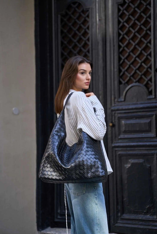 Eterna woven bag - Salvaezio
